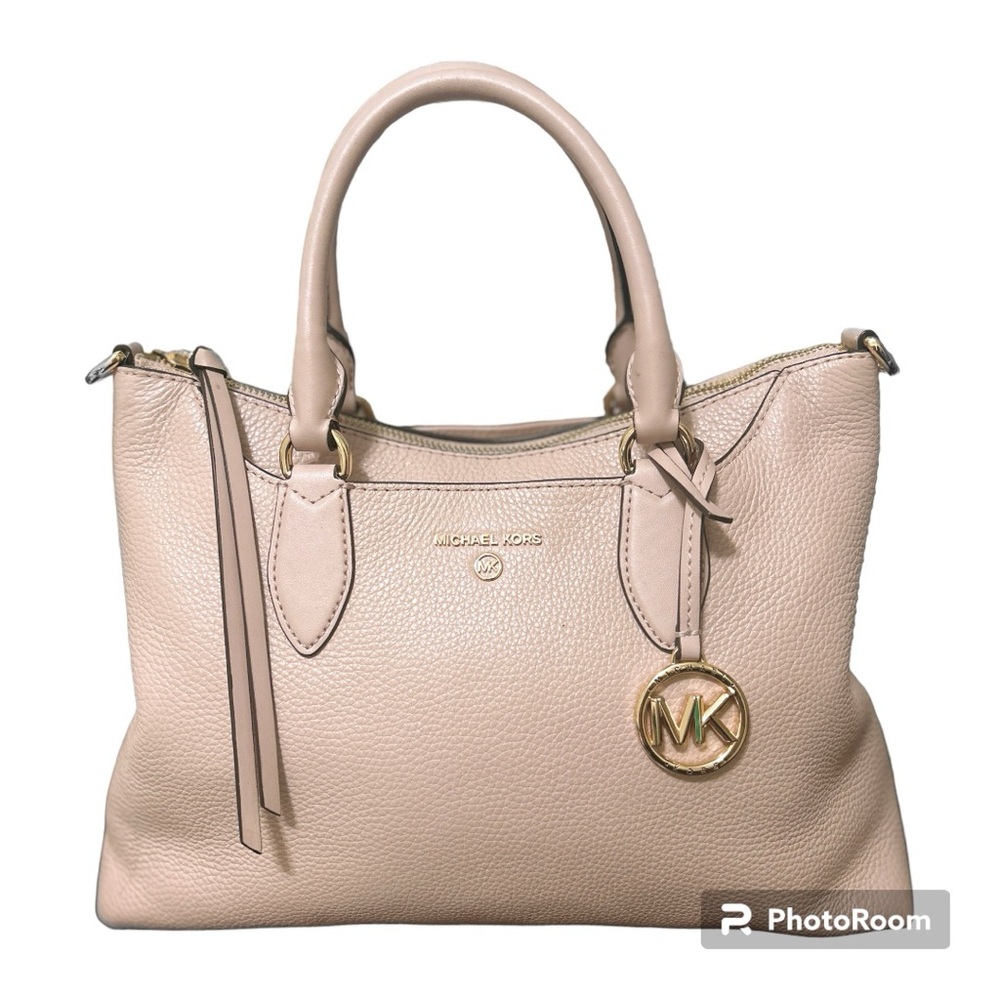 Michael Kors Austen Pebble Leather Soft Pink Medium Handbag